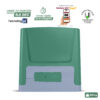 Kit Porton 800 Kilogramos New Veloti + 3 Cremallera