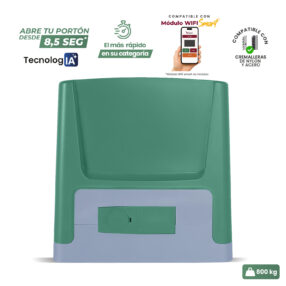 Kit Porton 800 Kilogramos New Veloti + 3 Cremallera