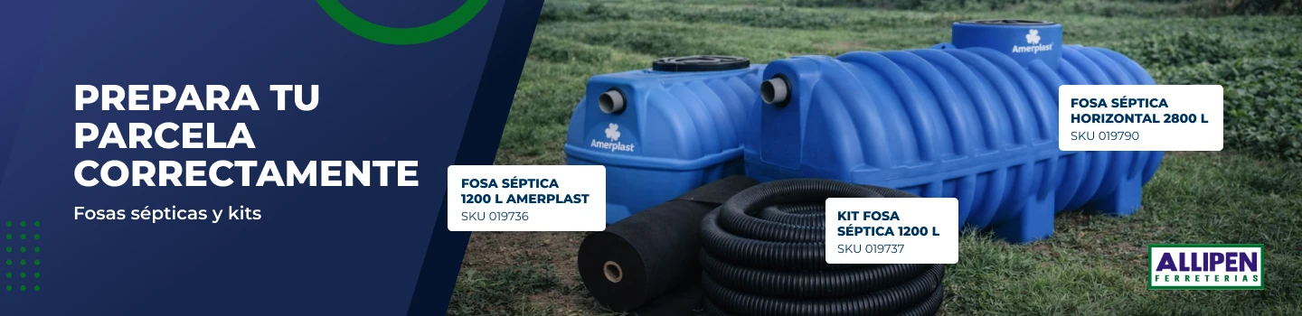 Fosas sépticas y kits sanitarios para viviendas y parcelas en Allipen