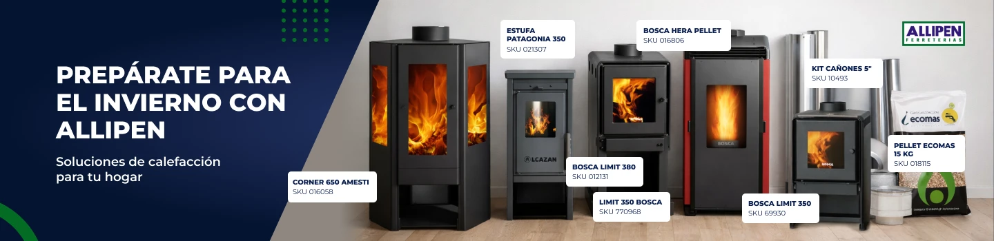 Estufas y sistemas de calefacción para el hogar en Allipen