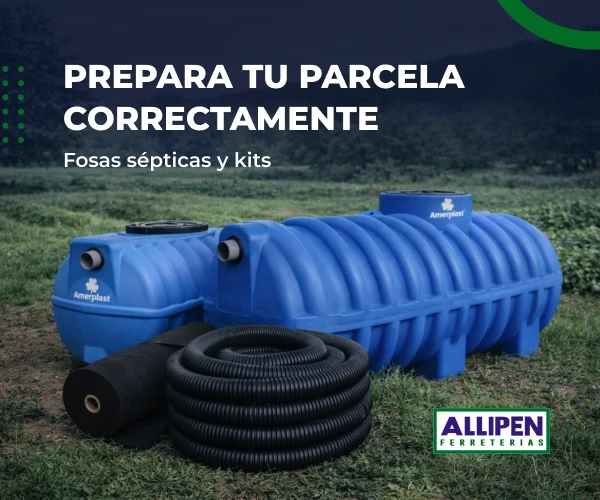 Fosas sépticas y kits sanitarios para viviendas y parcelas en Allipen