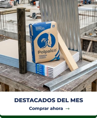 Banner de Allipén con productos destacados del mes en materiales de construcción y terminaciones.