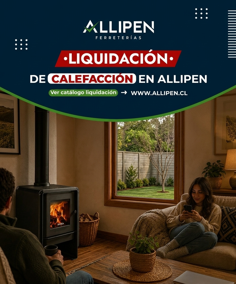 Liquidación de calefactores a leña, termocañones y termoeléctricos en Allipen