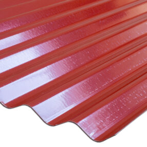 Zinc acanalado Terracota 0,4 mm x 3,66 m
